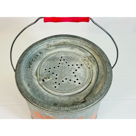Vintage Frabill Min-O-Life Galvanized Full Floating Bucket Fishing Fisherman - Picture 4 of 10